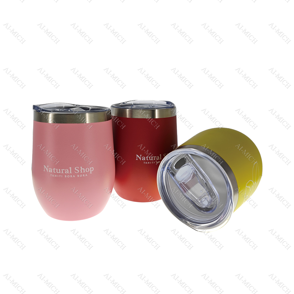 AI-MICH Custom Logo 12oz 304 Stainless Steel Insulated Powder Coated ...